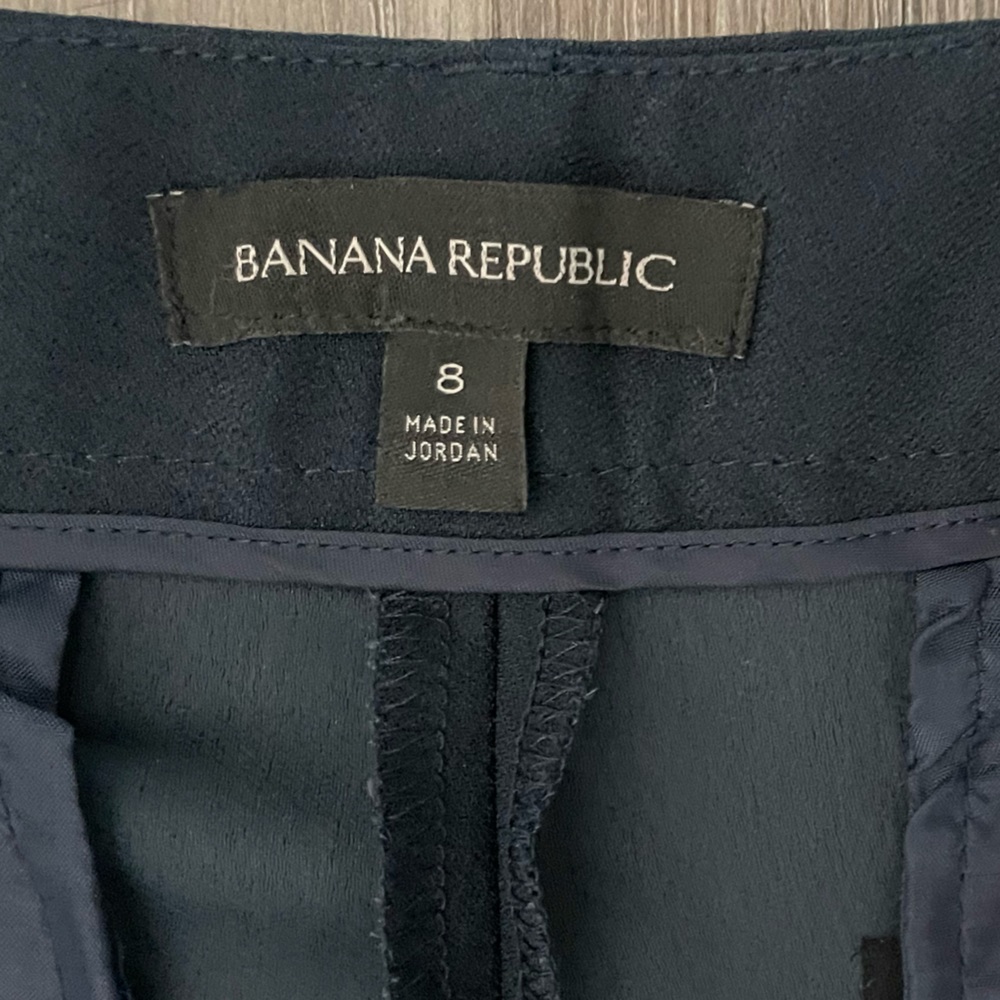 Banana Republic women’s pants color: Blue/Green Size:8 - Picture 4 of 5